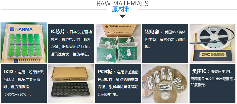 lcm液晶模塊原材料